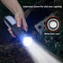 Camping Lamp - Tent Lamp - Rechargeable Telescopic Camping Light - Outdoor - LED Lamp - Hangable - Rechargeable - With Hook and Flashlight - For Camping, Hiking, Power Outages, Emergencies - Black - 1 Piece