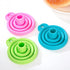 Funnel - Professional Funnel - Foldable Silicone Funnel - Multifunctional - Heat Resistant - Easy to fold and store - Hangable - Cooking Kitchen Accessories Gadgets - Green - 1 piece