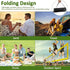 Beach Mat - Foldable Beach Chair - Camping Chair - Beach Mat with Backrest - Outdoor Camping Chair - Collapsible Beach Mat - Lightweight - Portable Sun Lounger - With Storage Bag - Soft Sponge Filling Cushion - Black