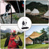 4 pieces - 2m - heavy duty rope hanger - hanger rope - adjustable - plant hanging rope - lamp hanging rope - tent canopy rope stopper buckle - tent guy lines - with pulley - outdoor accessories - for camping and hiking outdoors - black