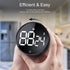 Timers - Digital timer - Magnetic digital kitchen timer - Kitchen timer - Count up/Count down - egg timer - magnetic kitchen timer - adjustable rotating - adjustable volume - for cooking, baking, kitchen, fitness, yoga, studying, meetings - black