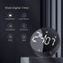 Timers - Digital timer - Magnetic digital kitchen timer - Kitchen timer - Count up/Count down - egg timer - magnetic kitchen timer - adjustable rotating - adjustable volume - for cooking, baking, kitchen, fitness, yoga, studying, meetings - black