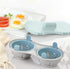 Microwave Egg Cooker - Egg Cooker - Egg Maker - 22*11*8 cm - Microwave egg cooker with 2 cavities - Poached Egg Maker - Poached Egg poacher - poached egg cups - Egg poacher - Egg Poaching Pan - Cooking Utensils - kitchen tools - blue
