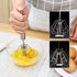 Hand mixer - 12 inch - Semi-automatic beater - Whisk - Beater - Egg whisk - Whipping cream whisk - Kitchen aid - for cooking and baking - Milk frother - Kitchen utensils - for kitchen