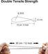 50 pieces - 6 inch - Elastic rope - Elastic cord - Tensioning elastic - tension cord - ball bungee cords - with balls - reusable - for golf nets, soccer goals, camping, tent poles, hose - white rope black spot - 150*22 mm