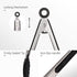 3-piece kitchen tongs set - 7/9/12 inch - Grill tongs - Grill accessories - With hanging loop - Cooking tongs - Heat resistant - Silicone non-stick coating - Stainless steel handles - Ideal for grilling food, salads, frying, and serving - Black