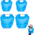 Collapsible Water Jerrycan - 4-Piece Water Reservoir Set - 5 and 10 Liter Flexible Water Jerrycan with Closed Lid and Faucet Switch - Emergency Water Reservoir - Outdoor Life - Emergency Kit - Home Emergency Kit - Portable Emergency Drinking Water Bag