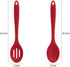 Cooking Spoon - 4 Pieces - Stirring Spoon - Silicone - Spoon - Sauce Spoon - Serving Spoon - Serving Spoon - Heat Resistant - Kitchen Tool - Non-Stick Coating - Kitchen Utensils - Suitable for Kitchens and Dining Rooms - 20.3*4.5 cm - Black