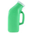 Male urine bottle with lid autoclavable For travel camping patient 1.2L Green