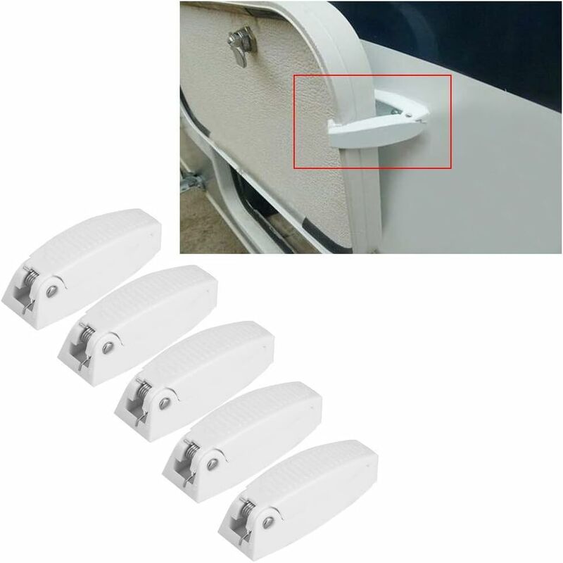 Qiilu RV Door Lock Buckle Compatible with Camping Vehicle Travel Motorhome