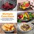 Vegetable Steamer Basket - Collapsible Steamer Basket - Stainless Steel Foldable Steamer Basket - For Cooking Food - Expandable, Suitable for Pots of Different Sizes (13.5cm to 21.8cm).