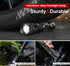 LED Flashlight - With Zoom Function & Waterproof - LED Flashlight - With Zoom Function & Waterproof - Battery-Powered Flashlight - USB Rechargeable - Long Battery Life - 3 Light Modes (Strong / Low / Flash)USB Rechargeable - Long Battery Life - 3 Light Mo