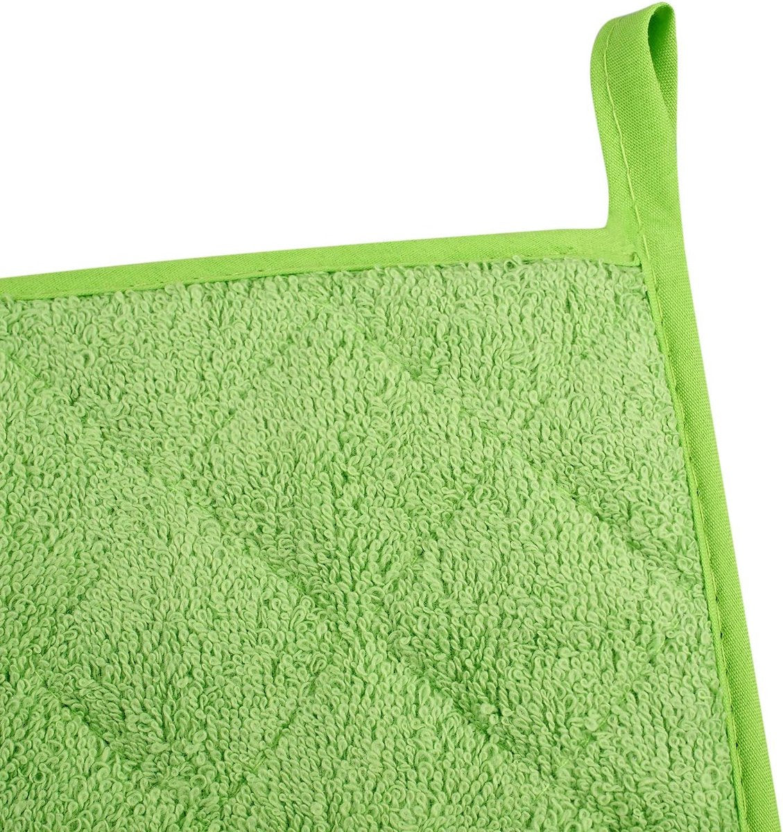 Placemat - Set of 5 Insulation Mats for the Kitchen - Heat Resistant Insulation Mats - Large Coasters for Daily Cooking and Baking (Dimensions: 6.5 x 6.5 Inches, Color: Light Green)