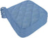 Placemat - Set of 5 Insulation Mats for the Kitchen - Heat Resistant Insulation Mats - Large Coasters for Daily Cooking and Baking (Dimensions: 6.5 x 6.5 Inches, Color: Blue)