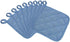 Placemat - Set of 5 Insulation Mats for the Kitchen - Heat Resistant Insulation Mats - Large Coasters for Daily Cooking and Baking (Dimensions: 6.5 x 6.5 Inches, Color: Blue)