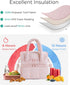 Cooler Bags - Lunch Bag - Handle Strap - Cooler Bag - Lunch Bag - Insulated Cooler Bag - Picnic Bag - Suitable for work, office, travel and picnics（Pink）