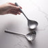 2-piece soup ladle and colander set - Colander with long handle for hot pans - Vintage style - Dishwasher safe - Suitable for sauces and cooking