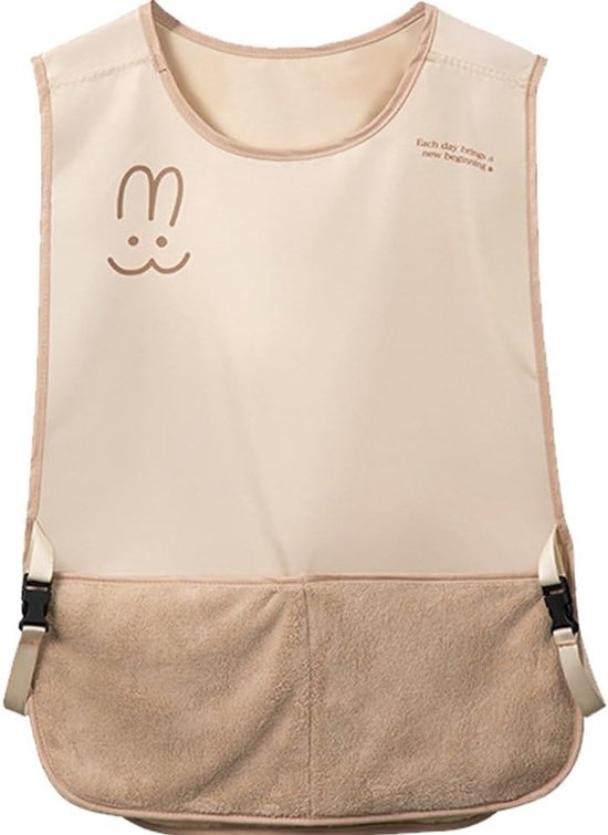 Kitchen Apron - Breathable Cooking Apron - Vest Style - With Towel - Suitable for Cooking, Baking, Gardening, Grilling and Crafting（Brown）