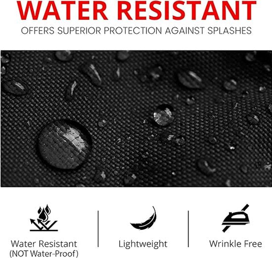 Two-piece kitchen aprons - Waterproof and stain resistant - Professional cooking aprons - Unisex - Suitable for various purposes including catering, pottery, painting, woodworking, etc. - With two large, practical pockets - Black