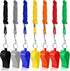 Whistles - 7 items - Emergency whistles - Coaches who whistle with ropes - Sports whistles - Loud and clear whistles for referees - Emergencies in training halls