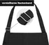 Apron - 1 piece - Cooking apron - Cotton apron - Apron - Work apron - Black cotton apron