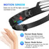 LED Headlamp – 3 Colors Light (White/Red/Yellow) – 1000Lumens – 5 Light Modes – USB Rechargeable – Motion Sensor – Waterproof Design for Cycling, Camping & Night Fishing