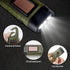 Emergency Flashlight - Military Clamp Rechargeable - Dynamo & Solar Powered - For Emergency Kits and Power Outages - Dark Green