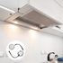 2pcs Range Hood Light Bulbs, Stainless Steel Range Hood LED Light Replacement Recessed Kitchen Range Hood Light