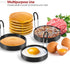 Eggs Rings, 4 Pack Stainless Steel Egg Cooking Rings, Pancake Mold for frying Eggs and Omelet 3.7" x 2.4" x 1.6"