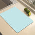 Clearance Under $1 Boovnll Dish Drying Mat, 12x16" High Absorbent & Soft Dish Drainer, Diatomite Drying Matt Kitchen Counter for Kitchen Countertops, Sinks, Draining Racks, Drying Mat Blue