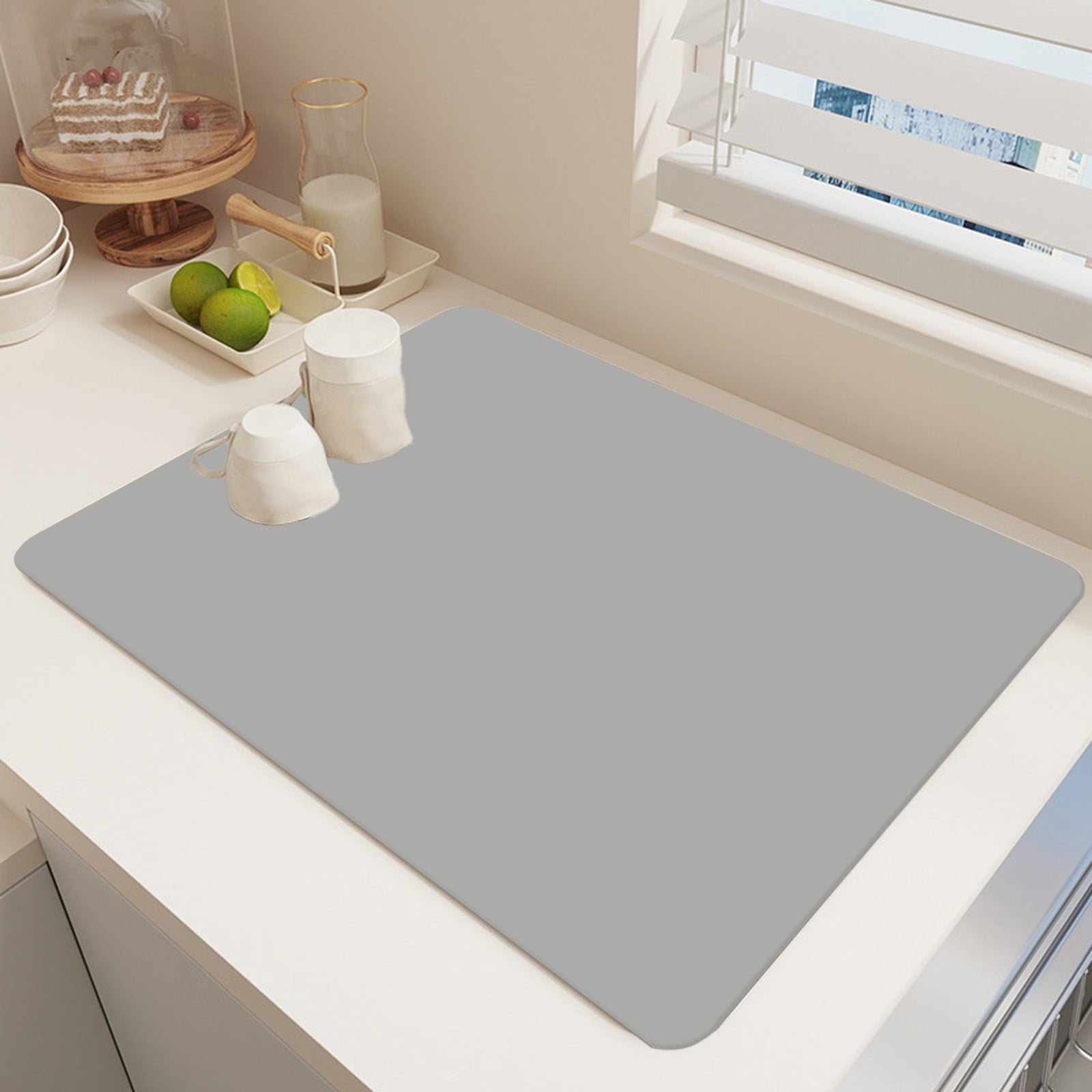 Clearance Under $1 Boovnll Dish Drying Mat, 12x16