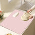 Clearance Under $1 Boovnll Dish Drying Mat, 12x16" High Absorbent & Soft Dish Drainer, Diatomite Drying Matt Kitchen Counter for Kitchen Countertops, Sinks, Draining Racks, Drying Mat Hot Pink