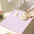 Clearance Under $1 Boovnll Dish Drying Mat, 12x16" High Absorbent & Soft Dish Drainer, Diatomite Drying Matt Kitchen Counter for Kitchen Countertops, Sinks, Draining Racks, Drying Mat Pink