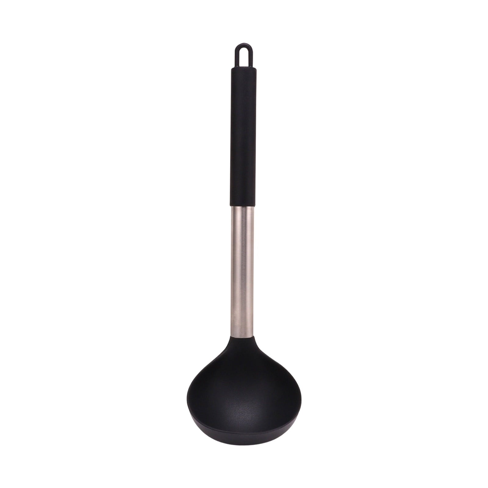 Tyidzon Kitchen Soup Ladle, Heat Resistant Silicone Ladle Lightweight Non Stick Kitchen Tools Spoons for Cooking, Stirring, Serving Soups(Red, 12