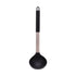 Tyidzon Kitchen Soup Ladle, Heat Resistant Silicone Ladle Lightweight Non Stick Kitchen Tools Spoons for Cooking, Stirring, Serving Soups(Red, 12") Black