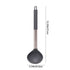 Tyidzon Kitchen Soup Ladle, Heat Resistant Silicone Ladle Lightweight Non Stick Kitchen Tools Spoons for Cooking, Stirring, Serving Soups(Red, 12") Gray