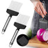 JWDX Cooking Utensils Clearance, Onion Slicer Stainless Steel Onion Cutter Onion Holder for Slicing and Storage Onions Tomato Eggs and Vegetables Protective Cover Included Dishwasher B