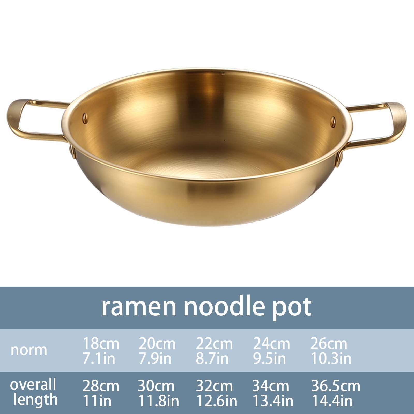 JWDX Stainless Steel Instant Noodle Pot Clearance, 7.1