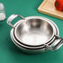 JWDX Stainless Steel Instant Noodle Pot Clearance, 7.1" Korean Ramen Noodle Pot with Handles Stainless Everyday Pan Golden Korean Cooking Pot for Soup Noodle Pasta Home and Outdoor Dishwasher SLC