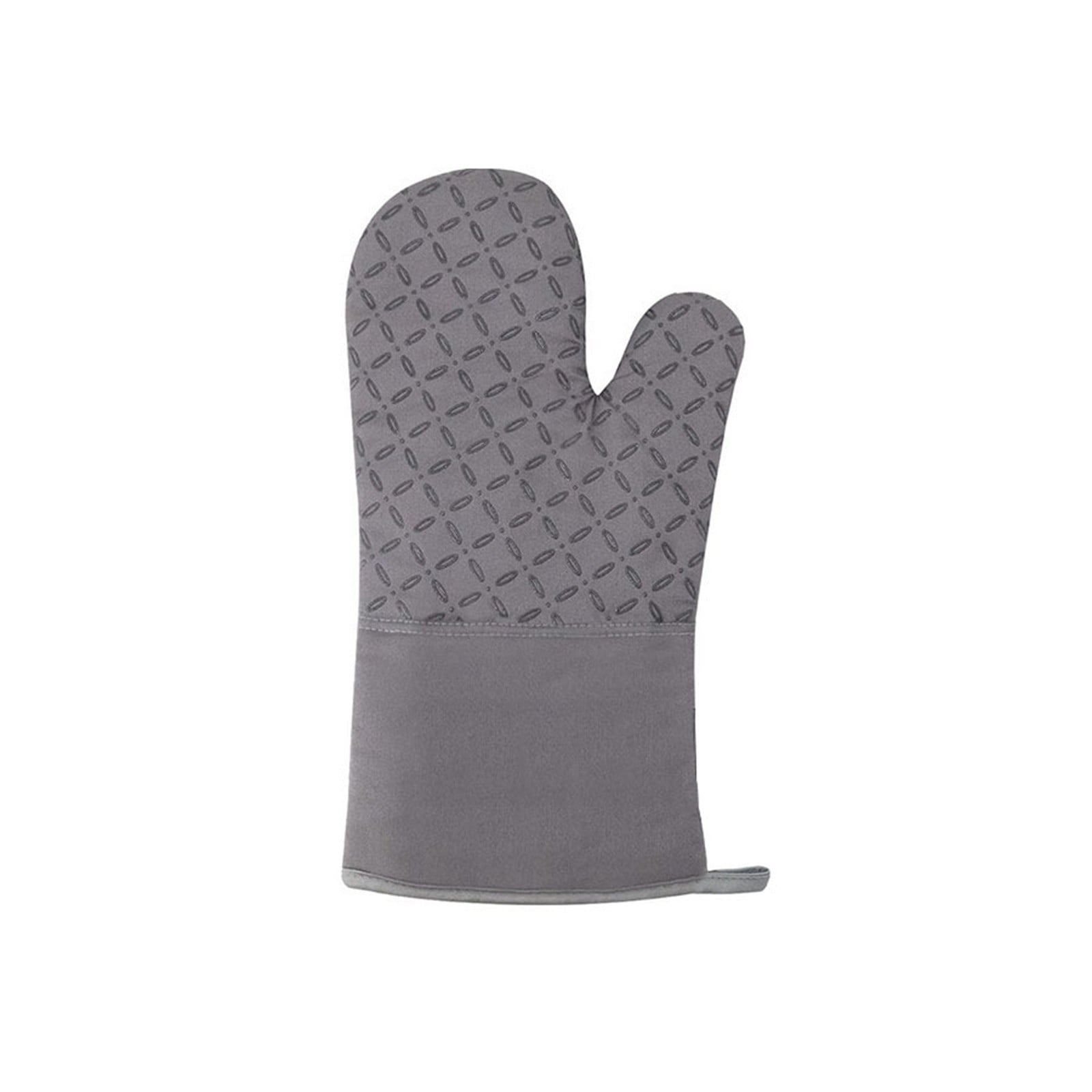 JWDX Oven Mitts Clearance, 482 F Heat Hot Plate Moving Non Slip Gloves for Bbq Grill Baking Cooking Oven Microwave (Gray) GY1