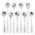 JWDX Cooking Utensils Clearance, Flower Spoon Set 8Pcs Stainless Teaspoon Rainbow Color for Coffee Tea Mixing Sugar Ice Stir Bar Spoons 8 Diffient Pattern Colorful Cutlery Set Kitchen Tool Gif As shown