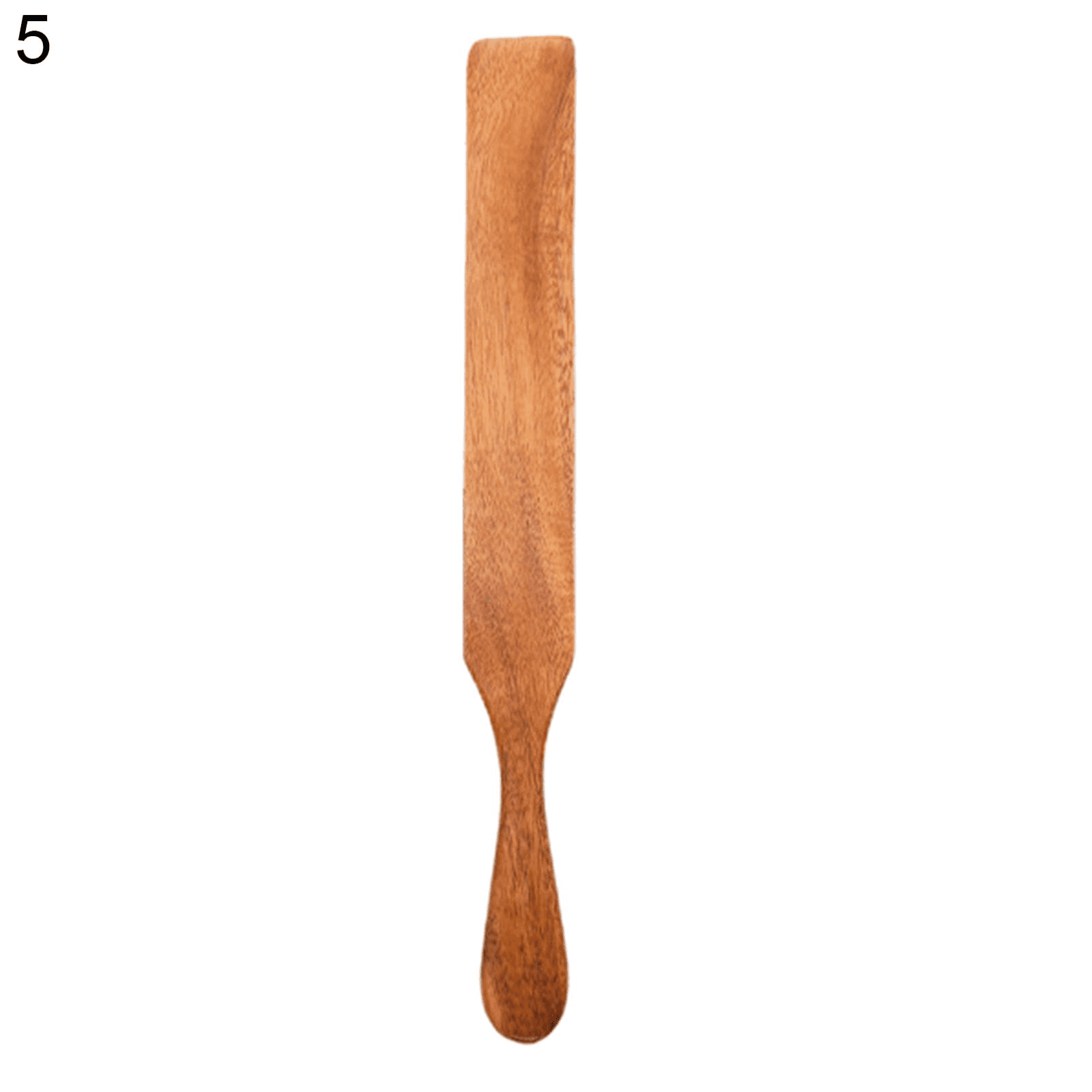 JWDX Cooking Utensils Clearance, Visland Wooden Spatula Premium Natural Teak Wood Slotted Spatulas Spoons for Cookware Kitchen Cooking Heat for Stirring Mixing Serving 1Pc As shown