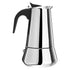 Clearance! Eguiwyn Coffee Maker (2 Cup Capacity) Stainless Steel Mocha Espresso Latte Percolator Stove Top Coffee Maker Pot Too 18.5x11 Silver