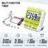 Digital Countdown Kitchen Timer -Count Up Down Magnetic Timer Clock for Cooking Baking Gym Students Green