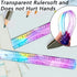JWDX Hot Clearance! 12 Inch Flexible Ruler Bendable Plastic Ruler Soft Bendable Gradient Colour Rulers with Centimeters and Inches for stǔdənt Schǒ-ǒl Classroom, 1 30Cm Colorful Flexible Ruler Colorful flexible ruler Light blue