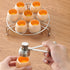 Clearance! JWDX Sheller Sheller, Cooking Utensils Promotion, Eierschalensollbruchstellenverursacher German Egg Opener Egg Topper Tool Soft Boiled Egg Cutter Eggshell Opener Kitchen Silver