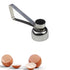 Clearance! JWDX Sheller Sheller, Cooking Utensils Promotion, Eierschalensollbruchstellenverursacher German Egg Opener Egg Topper Tool Soft Boiled Egg Cutter Eggshell Opener Kitchen Silver