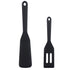 JWDX Spatula, Cooking Utensils Clearance, 2 Piece Silicone Shovel Set Cookie Shovel Fried Egg Spatula Steak Shovel Flat Bottoming Pot Small Spatula Kitchen Tools Red Z1-Black