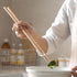 JWDX Tableware Clearance! 1 Pair of Extra Long Wooden Noodles Kitchen Cooking Frying Chopsticks for Home Kitchen, Stainless Steel Bowl Promotion Include 1 Pair of Chopsticks AS shown