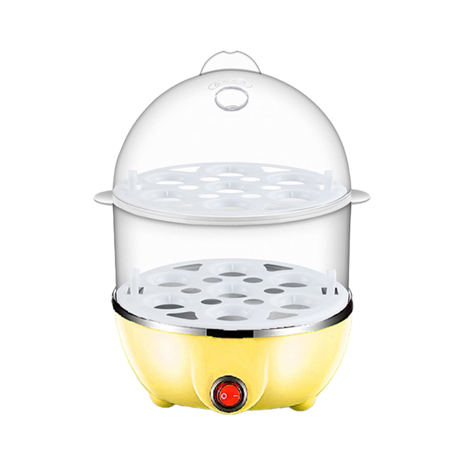 JWDX Egg Steamer Clearance! Eggs Cooker Double Breakfast Machine Stainless Steel Multi Function Steamer, Cooking Molds Promotion Include 1*Egg Steamer Yellow